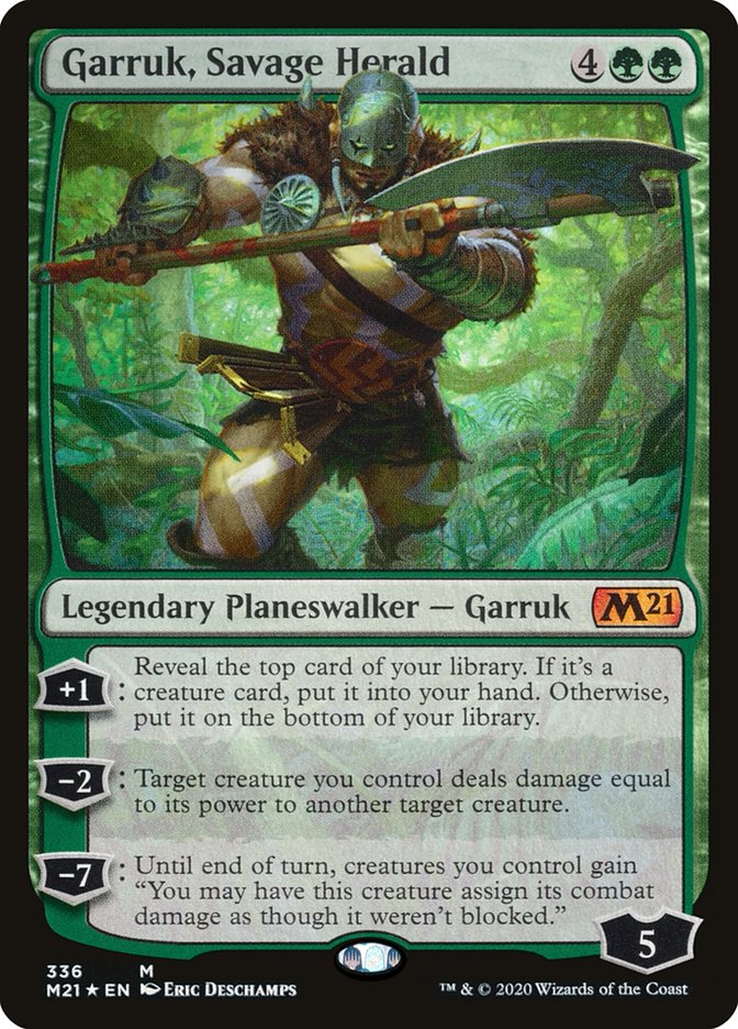 Garruk, Savage Herald [Core Set 2021] | Black Swamp Games
