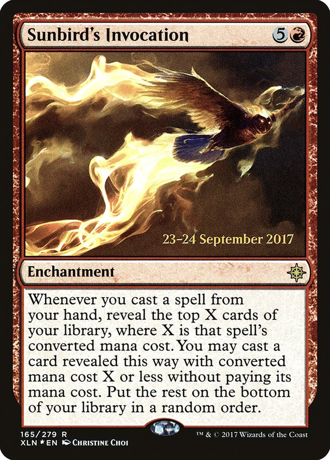 Sunbird's Invocation [Ixalan Prerelease Promos] | Black Swamp Games