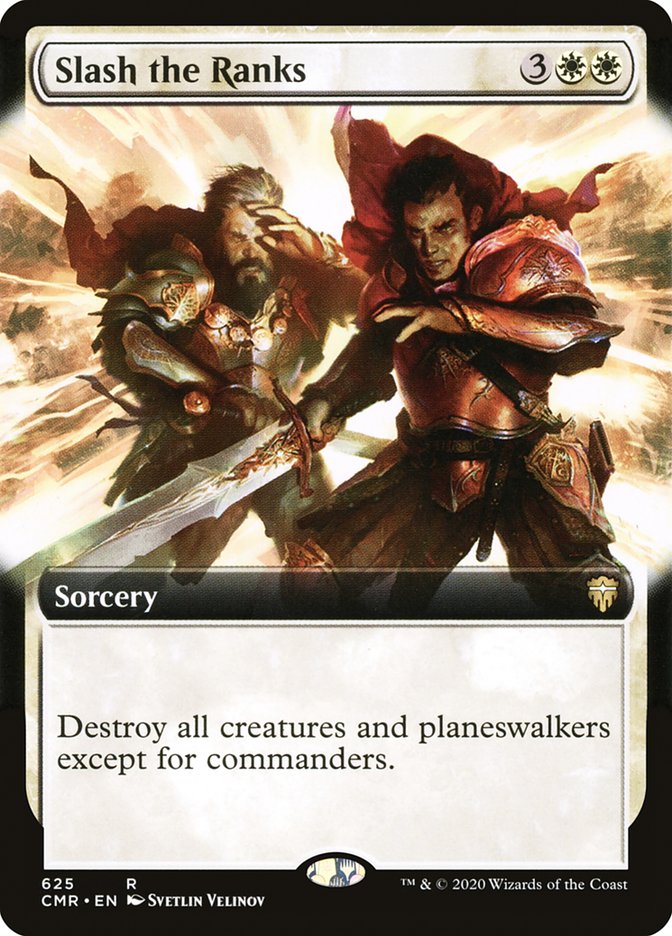 Slash the Ranks (Extended Art) [Commander Legends] | Black Swamp Games