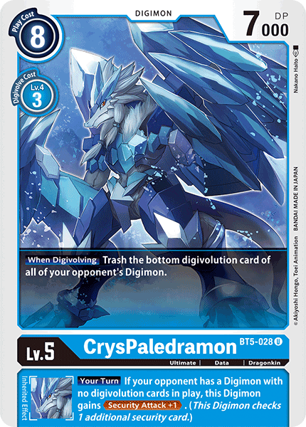 CrysPaledramon [BT5-028] [Battle of Omni] | Black Swamp Games