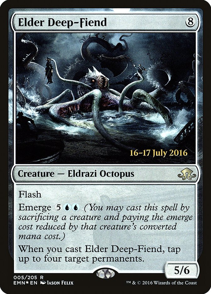 Elder Deep-Fiend [Eldritch Moon Prerelease Promos] | Black Swamp Games