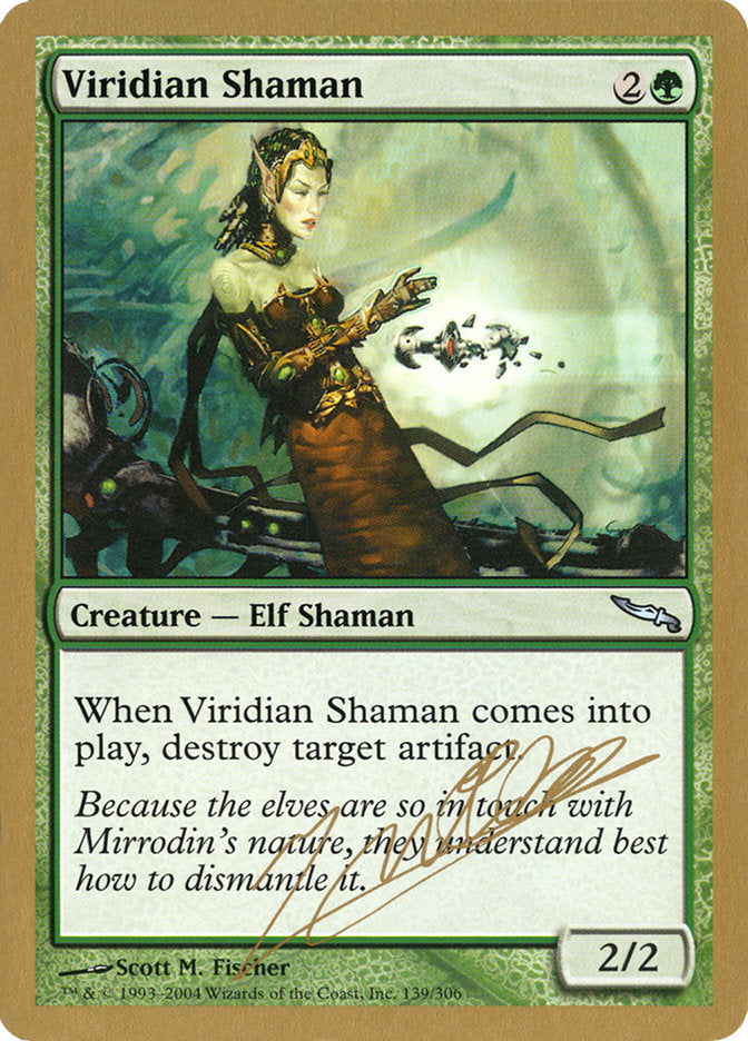 Viridian Shaman (Julien Nuijten) [World Championship Decks 2004] | Black Swamp Games