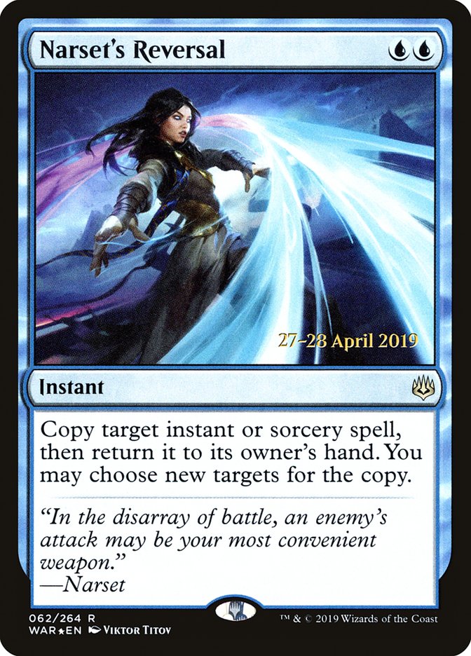 Narset's Reversal [War of the Spark Prerelease Promos] | Black Swamp Games