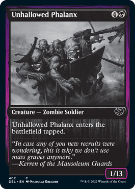 Unhallowed Phalanx [Innistrad: Double Feature] | Black Swamp Games