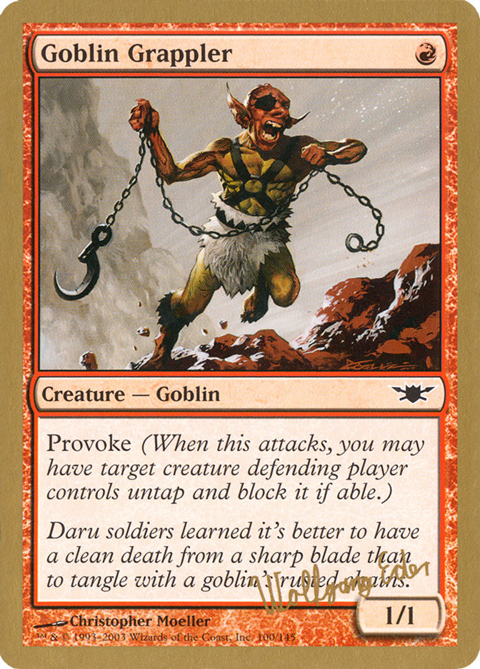 Goblin Grappler (Wolfgang Eder) [World Championship Decks 2003] | Black Swamp Games