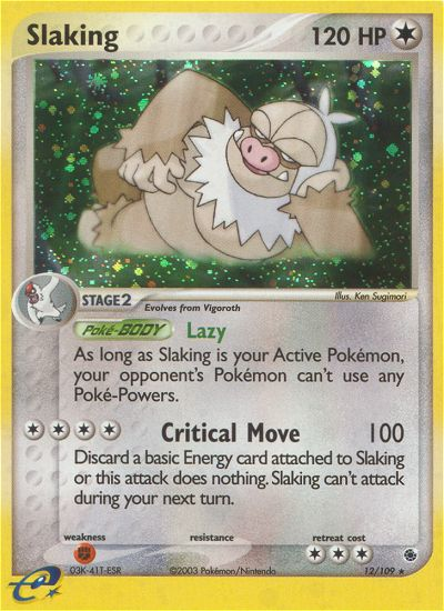 Slaking (12/109) [EX: Ruby & Sapphire] | Black Swamp Games