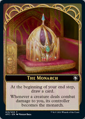 Dragon Spirit // The Monarch Double-Sided Token [Dungeons & Dragons: Adventures in the Forgotten Realms Commander Tokens] | Black Swamp Games