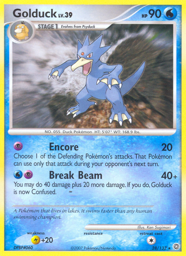 Golduck (28/132) [Diamond & Pearl: Secret Wonders] | Black Swamp Games