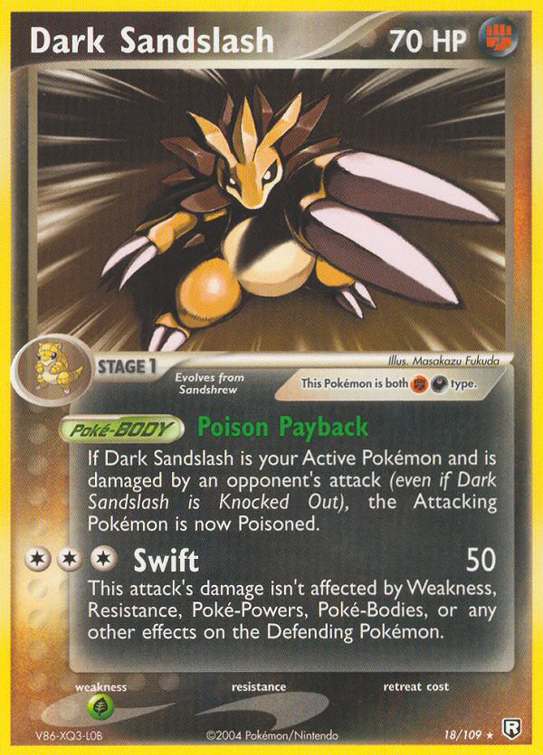 Dark Sandslash (18/109) [EX: Team Rocket Returns] | Black Swamp Games