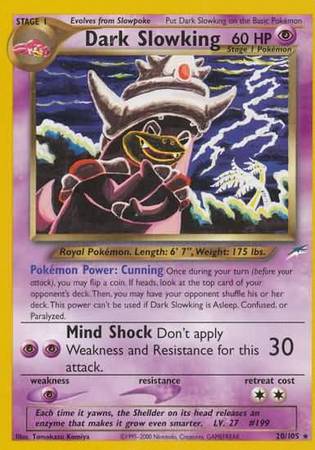 Dark Slowking (20/105) [Neo Destiny Unlimited] | Black Swamp Games