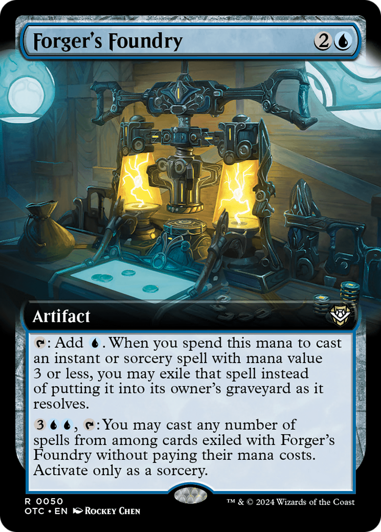 Forger's Foundry (Extended Art) [Outlaws of Thunder Junction Commander] | Black Swamp Games
