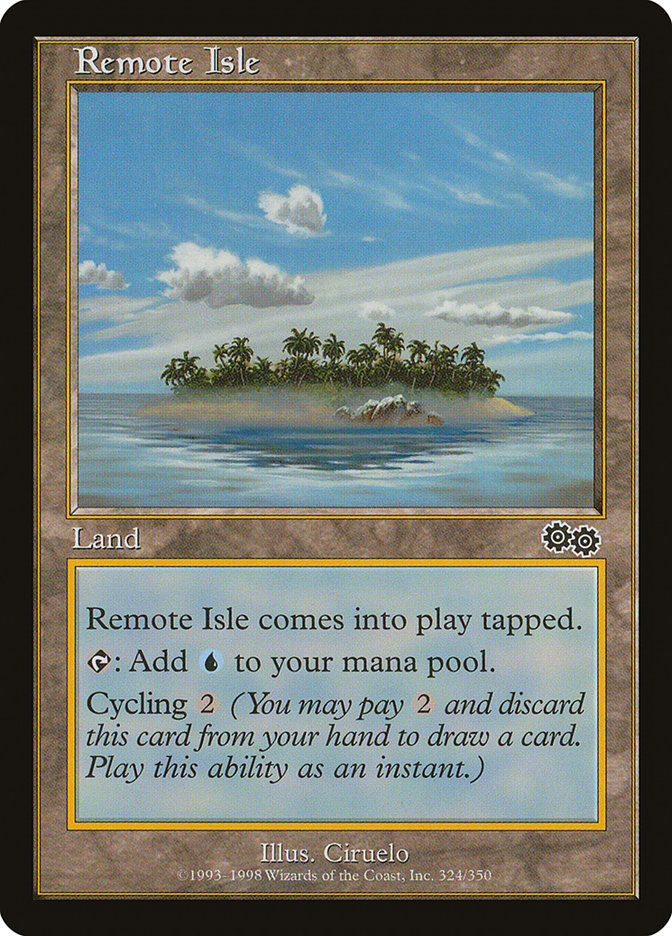Remote Isle [Urza's Saga] | Black Swamp Games