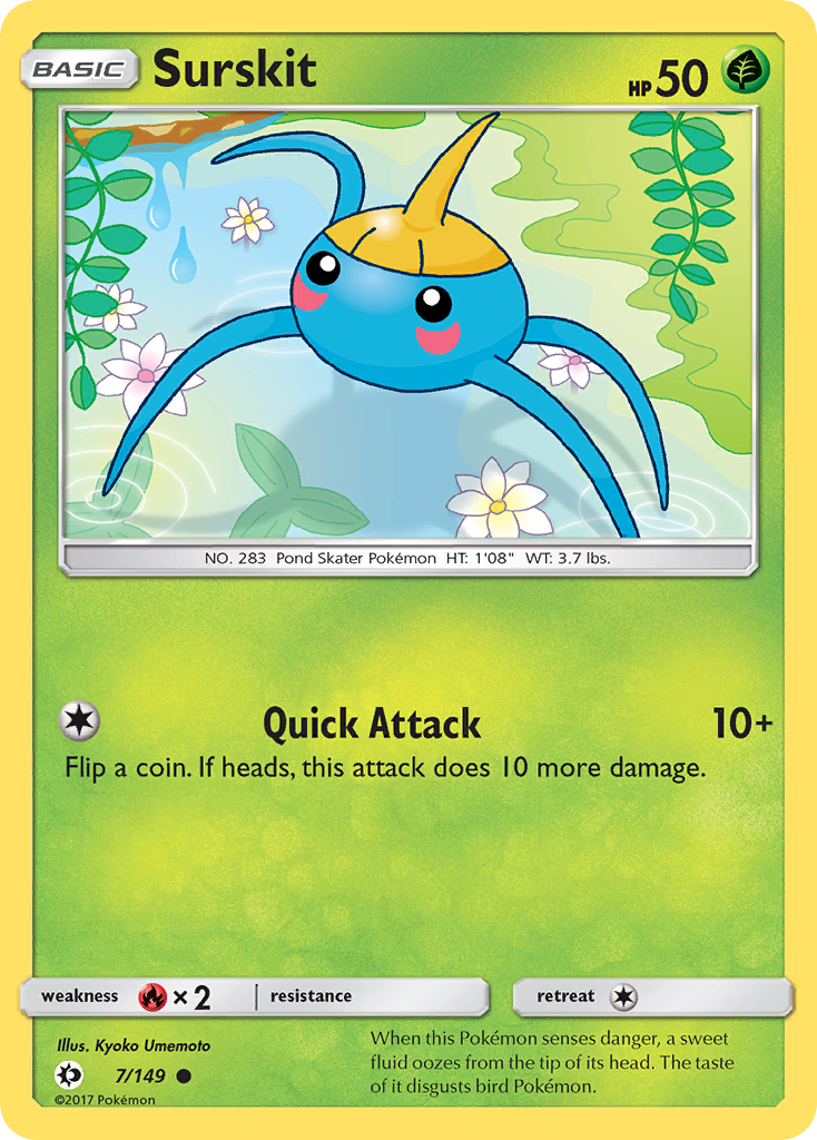Surskit (7/149) [Sun & Moon: Base Set] | Black Swamp Games