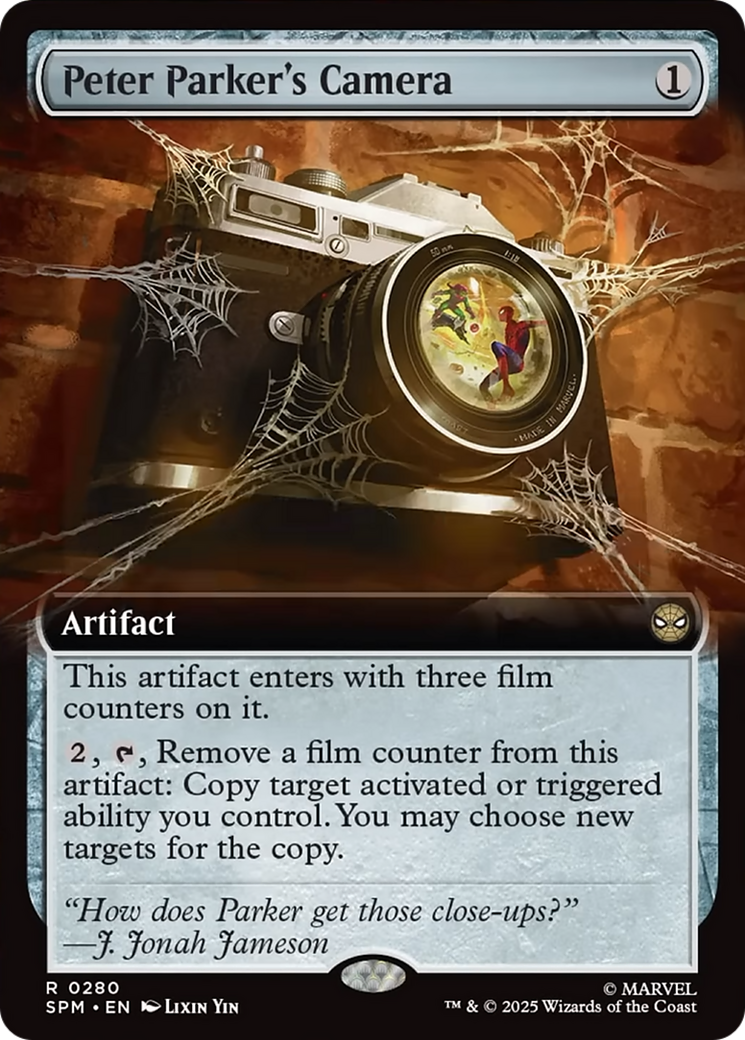 Peter Parker's Camera (Extended Art) [Marvel's Spider-Man] | Black Swamp Games