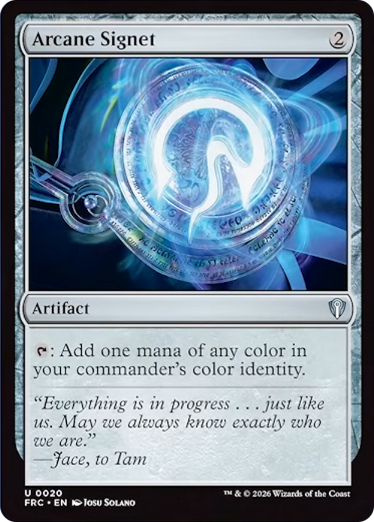 Arcane Signet [Reality Fracture Commander] | Black Swamp Games