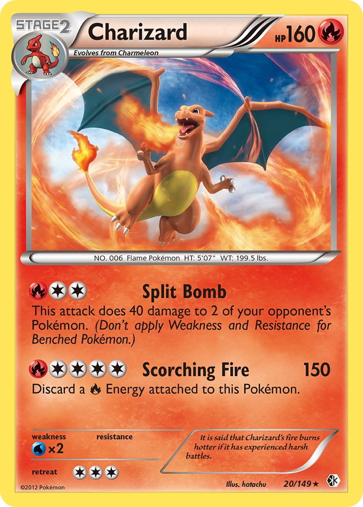Charizard (20/149) [Black & White: Boundaries Crossed] | Black Swamp Games