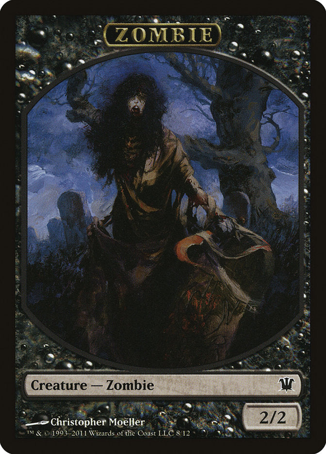 Zombie Token (8/12) [Innistrad Tokens] | Black Swamp Games