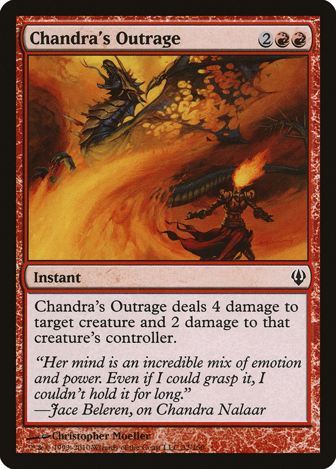 Chandra's Outrage [Archenemy] | Black Swamp Games