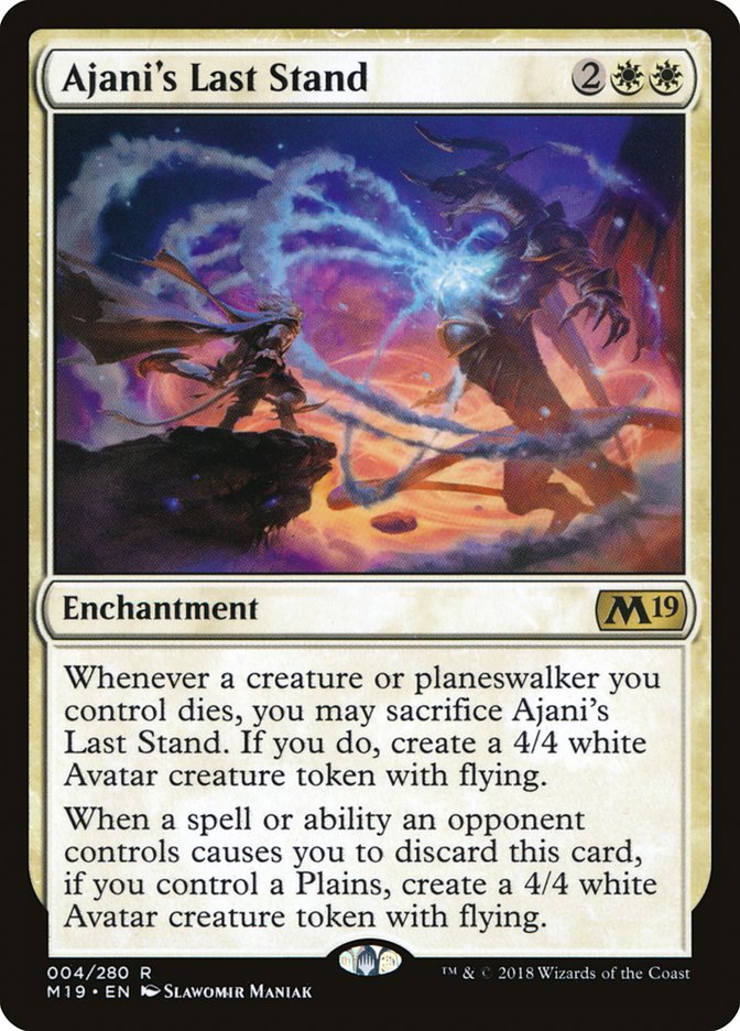 Ajani's Last Stand [Core Set 2019] | Black Swamp Games