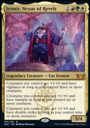 Jetmir, Nexus of Revels (Promo Pack) [Streets of New Capenna Promos] | Black Swamp Games