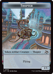 Thopter (0009) // Treasure Double-Sided Token [Aetherdrift Tokens] | Black Swamp Games