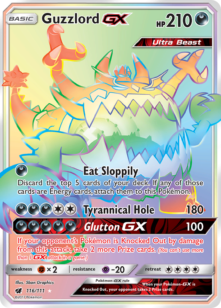 Guzzlord GX (116/111) [Sun & Moon: Crimson Invasion] | Black Swamp Games