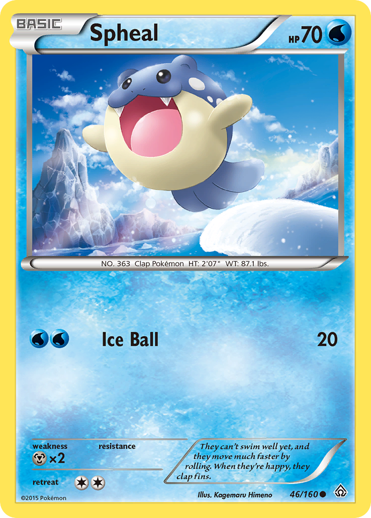 Spheal (46/160) [XY: Primal Clash] | Black Swamp Games