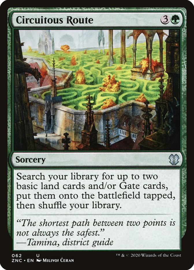 Circuitous Route [Zendikar Rising Commander] | Black Swamp Games