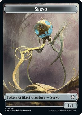 Myr // Servo Double-Sided Token [The Brothers' War Commander Tokens] | Black Swamp Games
