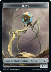 Myr // Servo Double-Sided Token [The Brothers' War Commander Tokens] | Black Swamp Games