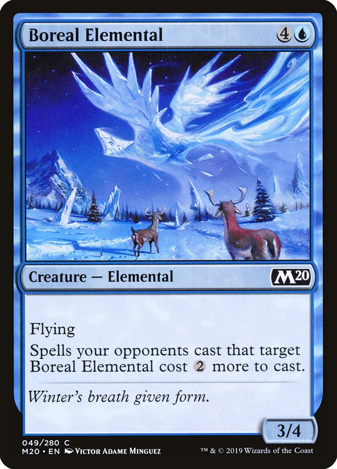 Boreal Elemental [Core Set 2020] | Black Swamp Games