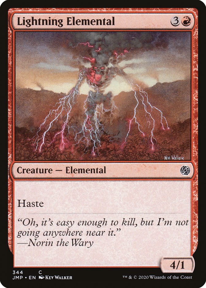 Lightning Elemental [Jumpstart] | Black Swamp Games