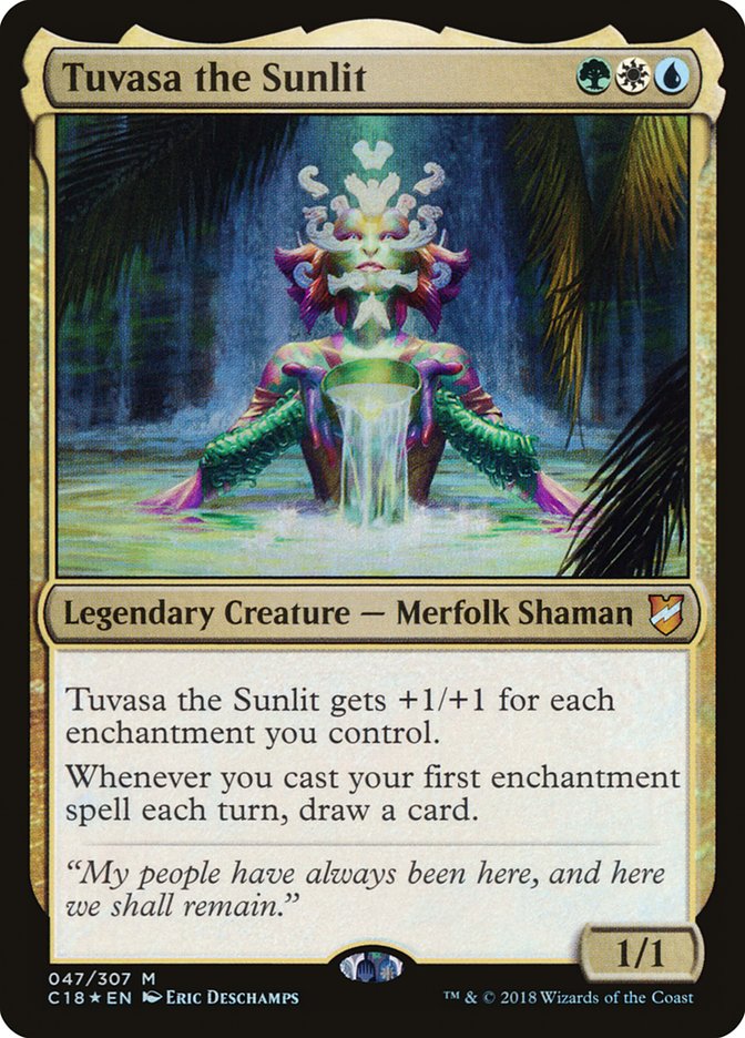 Tuvasa the Sunlit [Commander 2018] | Black Swamp Games