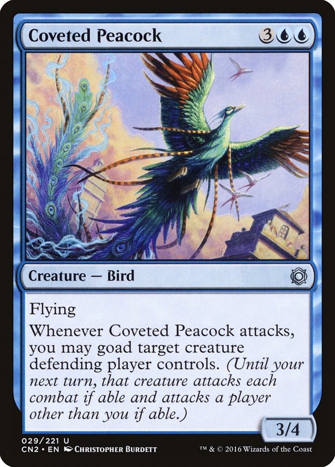 Coveted Peacock [Conspiracy: Take the Crown] | Black Swamp Games