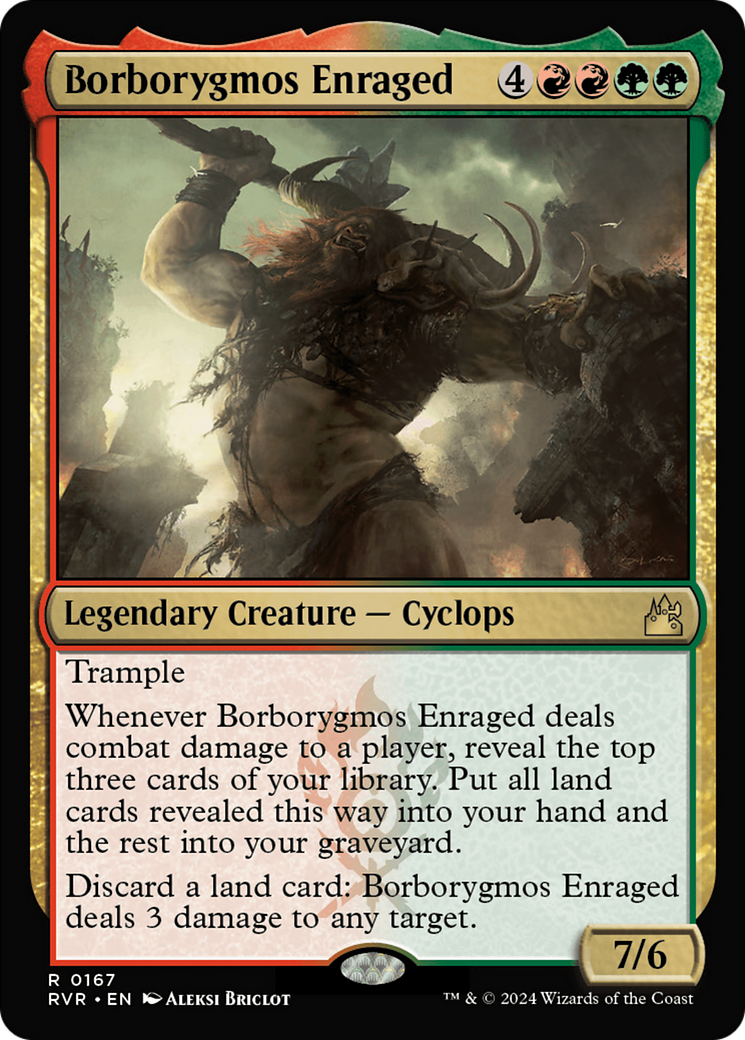Borborygmos Enraged [Ravnica Remastered] | Black Swamp Games