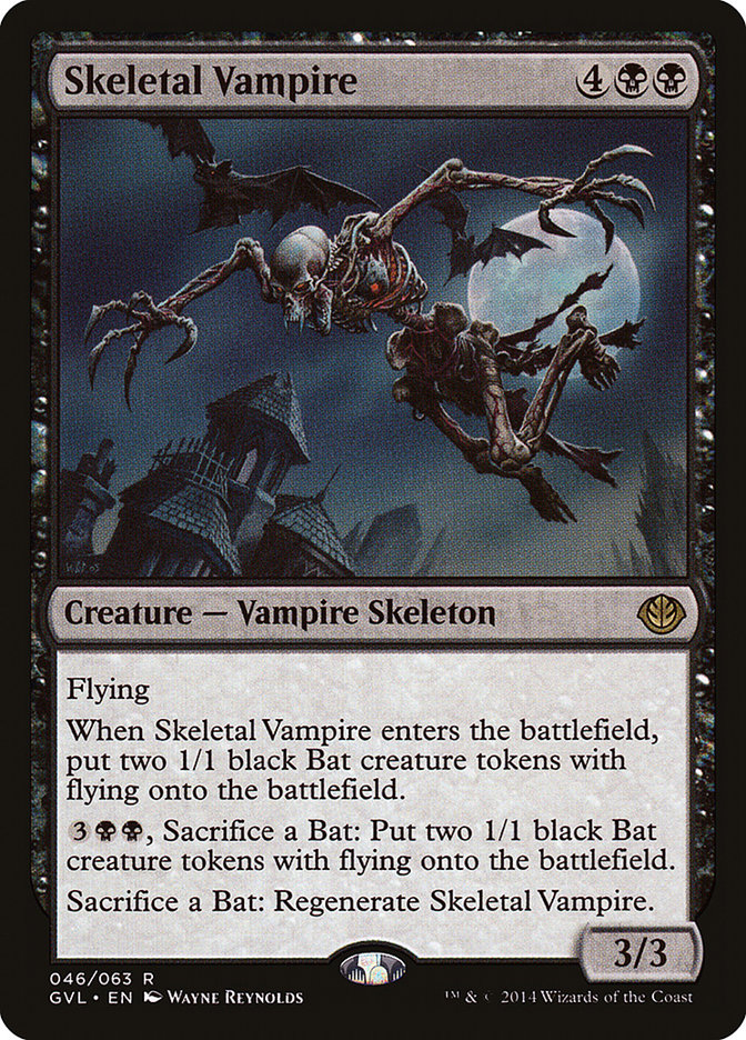 Skeletal Vampire (Garruk vs. Liliana) [Duel Decks Anthology] | Black Swamp Games