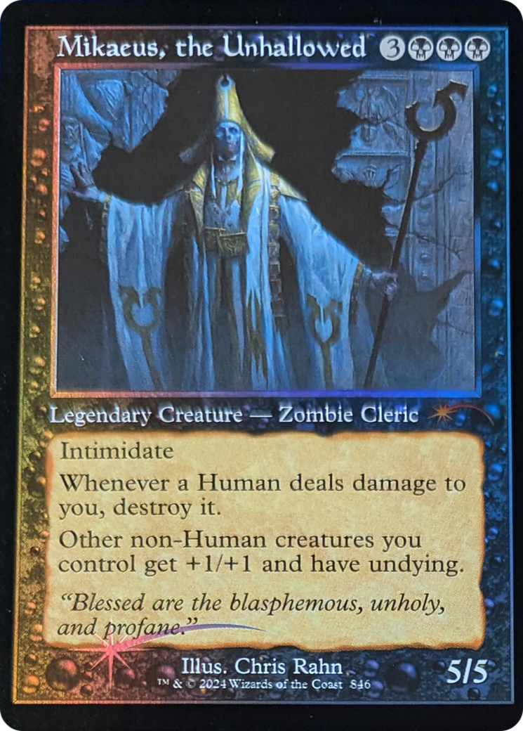 Mikaeus, the Unhallowed (Retro Frame) [Secret Lair Drop Series] | Black Swamp Games