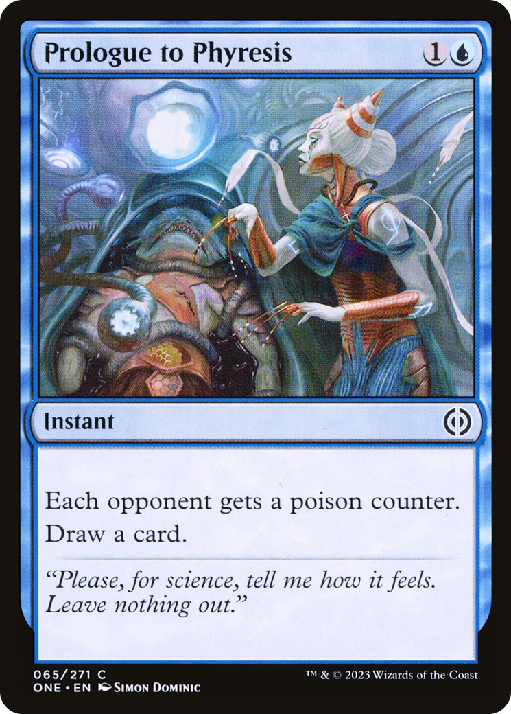 Prologue to Phyresis [Phyrexia: All Will Be One] | Black Swamp Games
