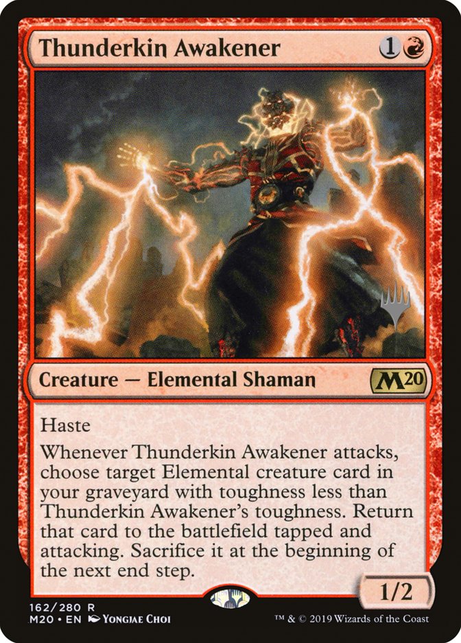 Thunderkin Awakener (Promo Pack) [Core Set 2020 Promos] | Black Swamp Games