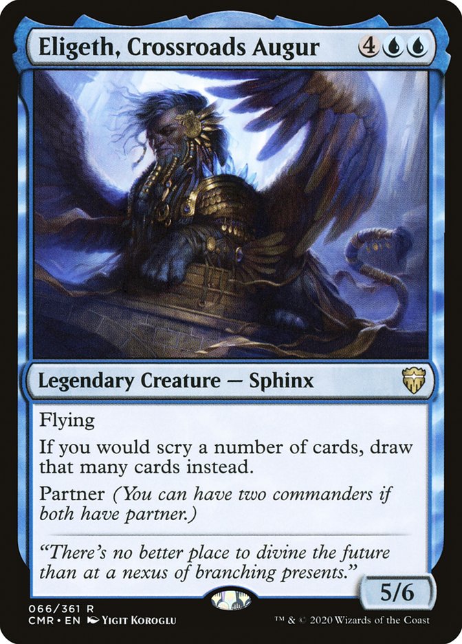 Eligeth, Crossroads Augur [Commander Legends] | Black Swamp Games