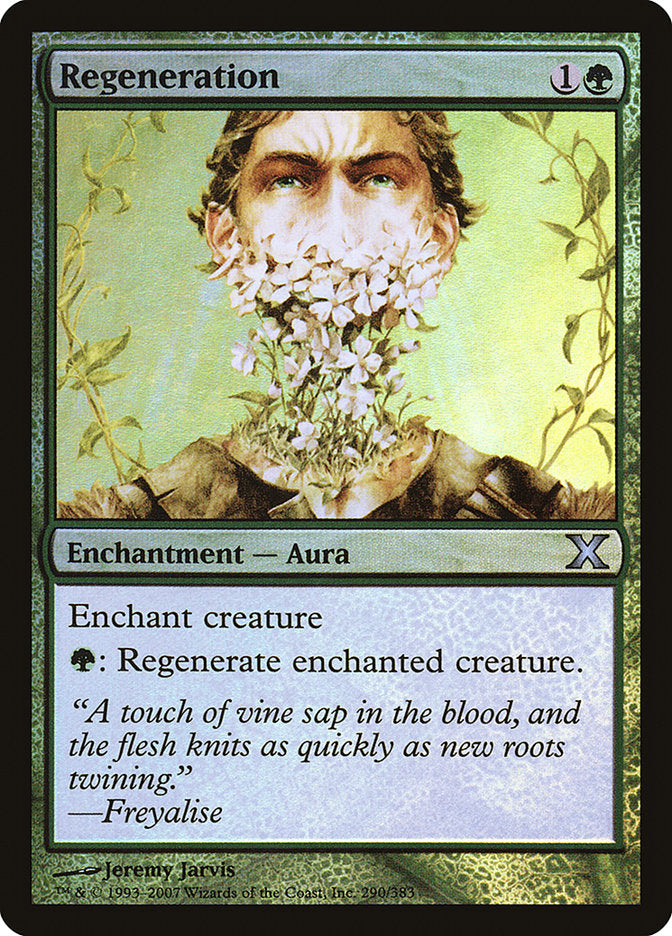 Regeneration (Premium Foil) [Tenth Edition] | Black Swamp Games