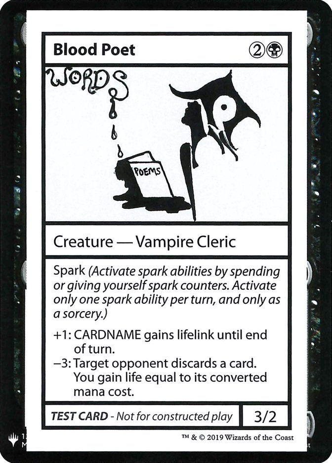 Blood Poet [Mystery Booster Playtest Cards] | Black Swamp Games