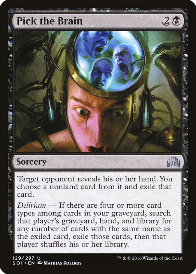 Pick the Brain [Shadows over Innistrad] | Black Swamp Games