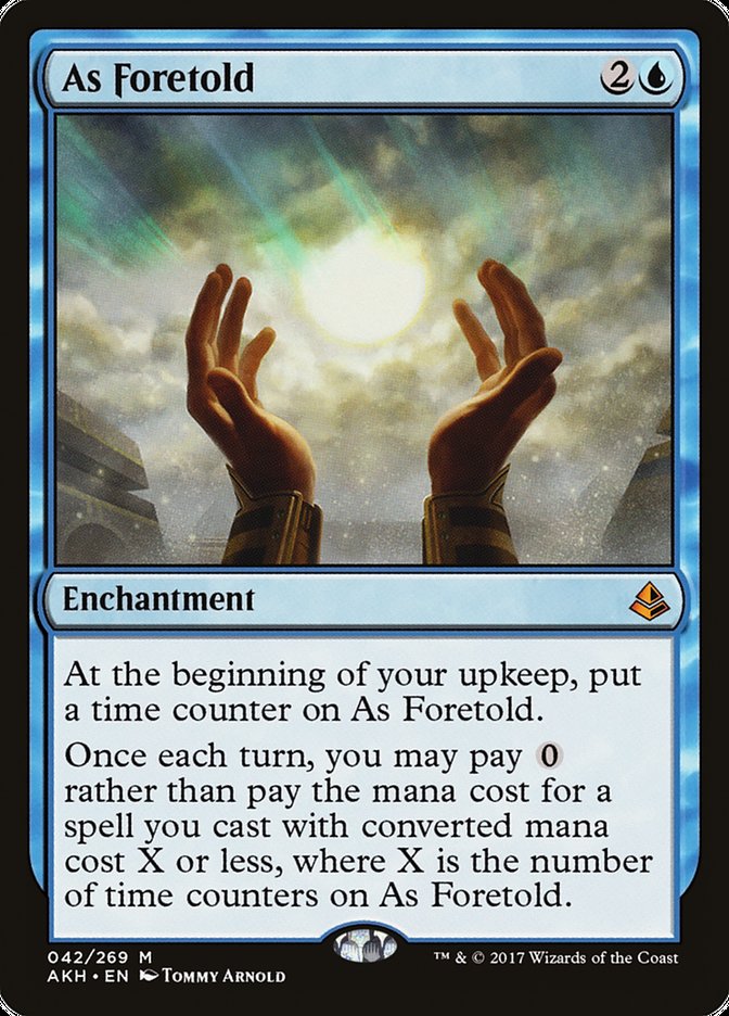 As Foretold [Amonkhet] | Black Swamp Games