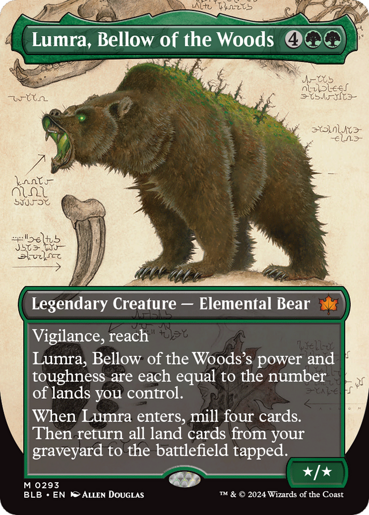 Lumra, Bellow of the Woods (Borderless) (0293) [Bloomburrow] | Black Swamp Games