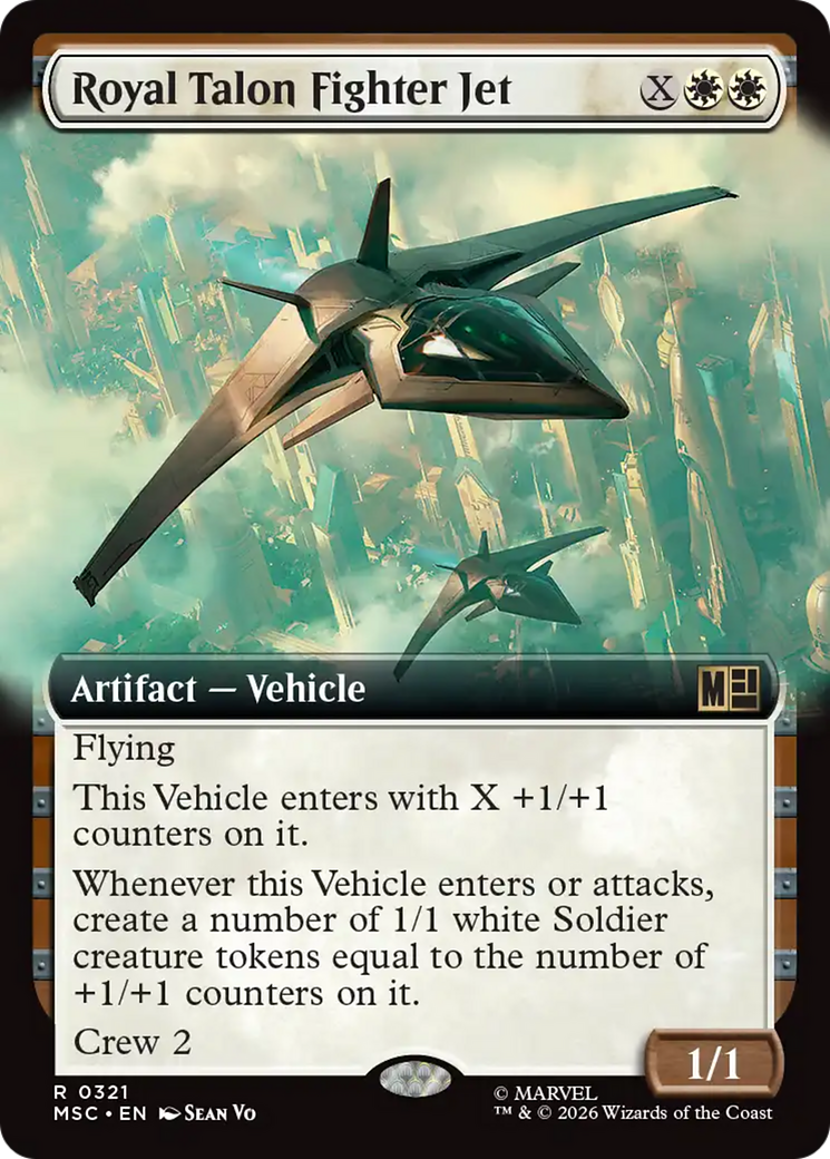 Royal Talon Fighter Jet (Extended Art) [Marvel Super Heroes Commander] | Black Swamp Games