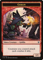 Goblin // Zombie Double-Sided Token [Commander 2016 Tokens] | Black Swamp Games