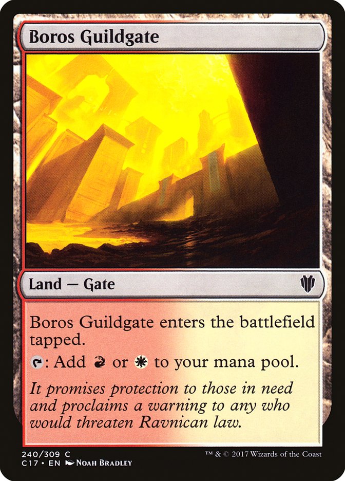 Boros Guildgate [Commander 2017] | Black Swamp Games