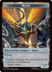 Food // Robot Double-Sided Token [Marvel's Spider-Man Tokens] | Black Swamp Games