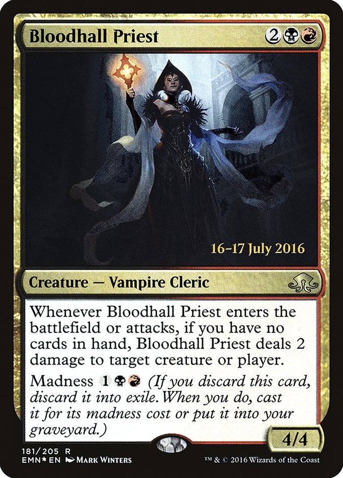Bloodhall Priest [Eldritch Moon Prerelease Promos] | Black Swamp Games
